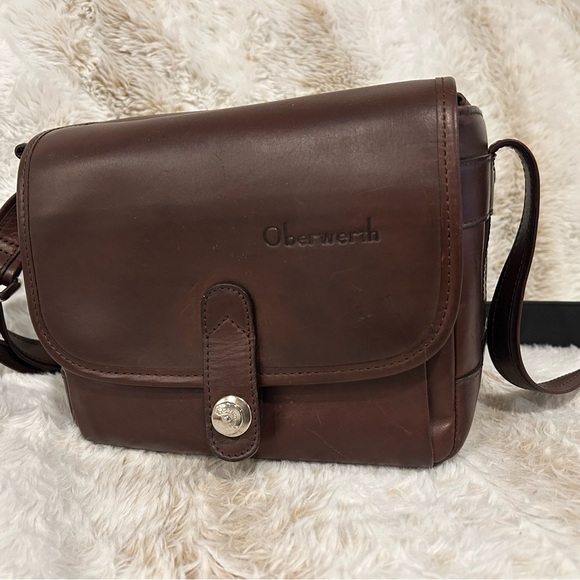 Brown Leather Men's Bag - Picture 2 of 8